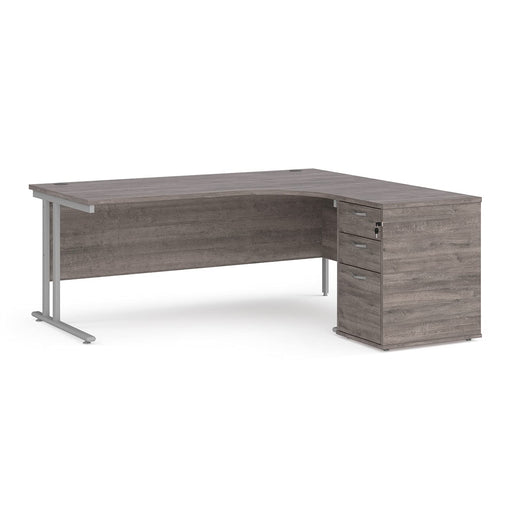 Dams International Desk with Pedestal EBS14RB 1,400 x 1,626 x 725 mm