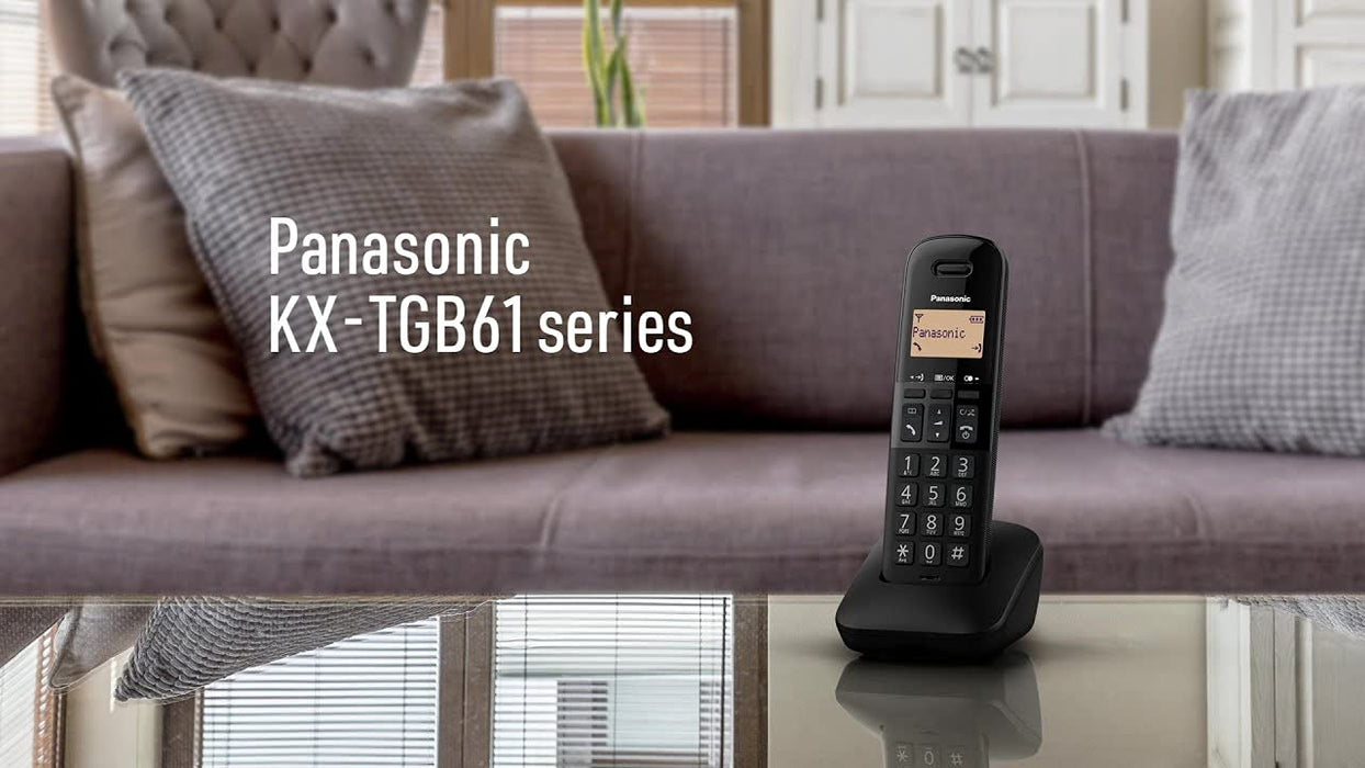 Panasonic Home Telephone KX-TGB612EB Black