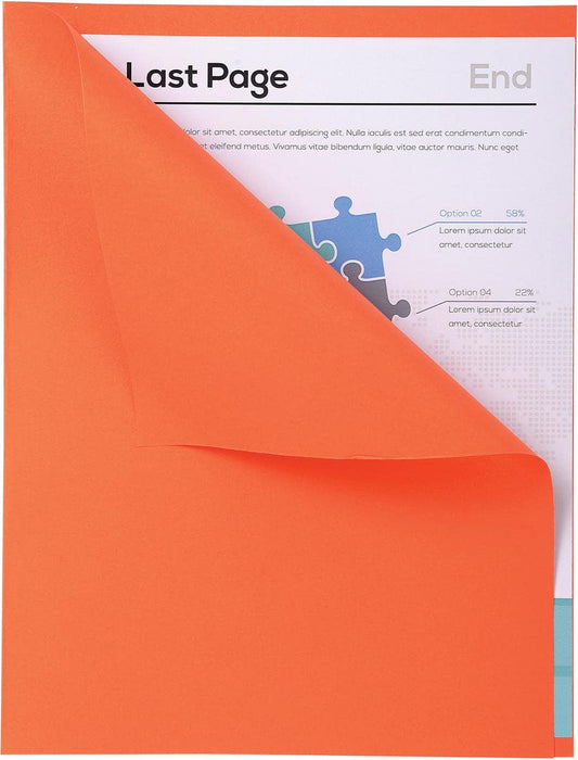 Exacompta Forever Square Cut Folder 421007E A4 Manila 24 (W) x 32 (H) cm Orange Pack of 500