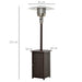 HOMCOM Outdoor Heater 2210 x 810 x 810 mm Brown