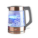 NEO Kettle NORDIC-GC 1.7 L Glass & Stainless Steel 2200 W Grey, Copper