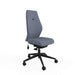 Ergonomic Home Office Posture Chair Fully Upholstered Tri-Curved Posture Backrest Grey Without Arms 1050 x 490 x 480-570 mm