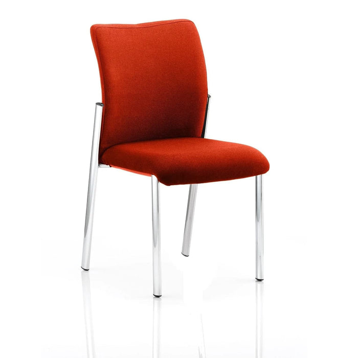 Dynamic Visitor Chair Academy Seat Tobasco Red Without Arms Fabric