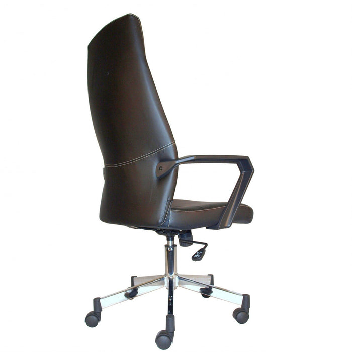 Alphason Basic Tilt Executive Chair with Armrest and Adjustable Seat Brooklyn High Back Black