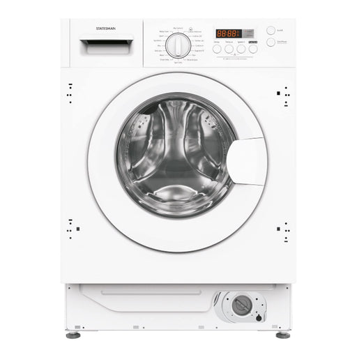 Statesman BIW0814 Built-In Washing Machine 825 x 595 x 540 mm 1400 r/min 8kg White