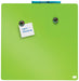 Nobo Mini Wall Mountable Magnetic Whiteboard Tile 1903773 Lacquered Steel Frameless 360 mm x 360 mm Green