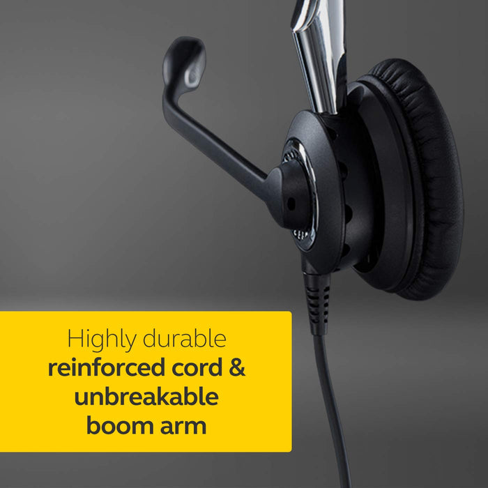 Jabra BIZ 2400 II USB Duo CC MS - Headset - on-ear - convertible - wired - USB - Certified for Skype for Business