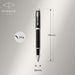 Parker IM Rollerball Pen Black Lacquered Barrel with Chrome Trim Fine Black