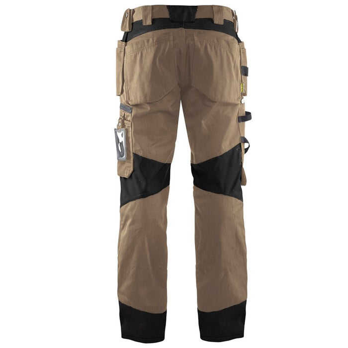 BLÅKLÄDER Trousers 15551860 Cotton, PL (Polyester) Stone, Black Size 40R