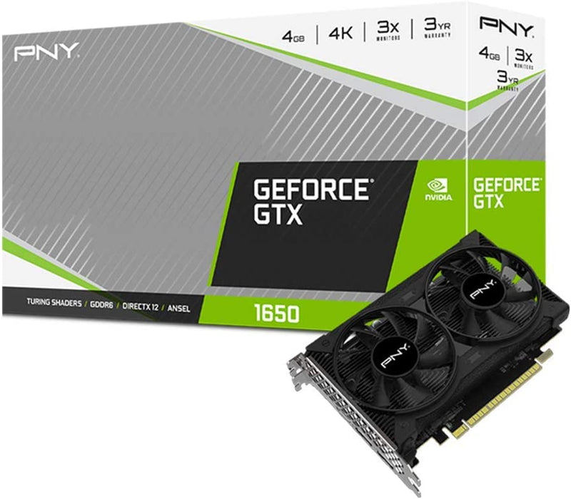 PNY GeForce GTX 1650 4GB GDDR6 Dual Fan