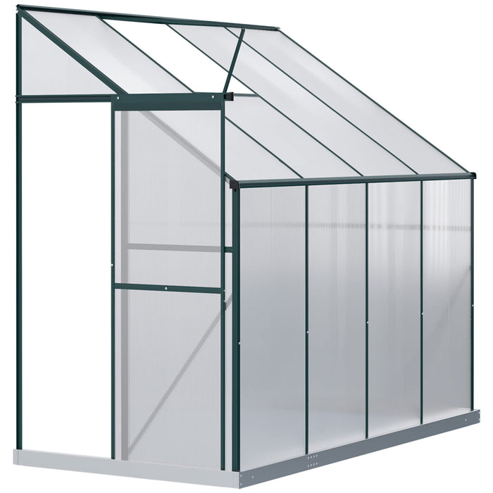 OutSunny Greenhouse 1.27 x 2.53 x 2.2 m Green