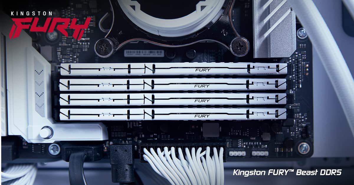 128GB 5600 DDR5 DIMM Kit4 FURY Beast Wht