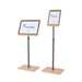 Rocada Natural A4 Display Stand Oak - NAT0705