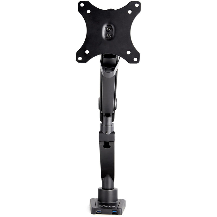 StarTech.com Slim Full Motion Adjustable Desk Mount Monitor Arm with 2x USB 3.0 ports for up to 34 Inch Monitors