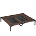 PawHut Pet Bed Brown, Black 762 mm x 915 mm x 180 mm