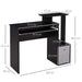 HOMCOM Computer Desk Black 400 x 866 mm