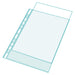 Exacompta Punched Pockets A4 Smooth Transparent 200 microns Polypropylene Up 11 Holes 5507E Pack of 10