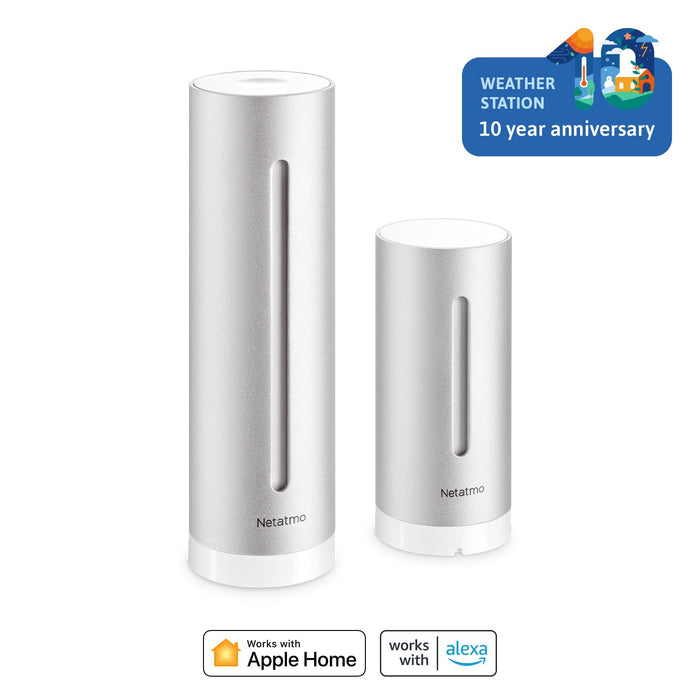 Netatmo Weather Station Silver 186 x 75 x 186 mm