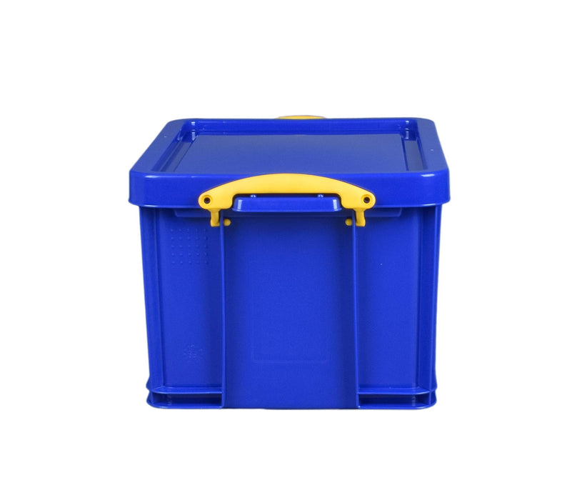 Really Useful Box Plastic Storage 35 Litre Blue 480 x 390 x 310 mm