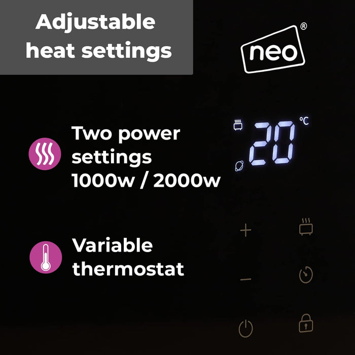 NEO Heater Wifi Black