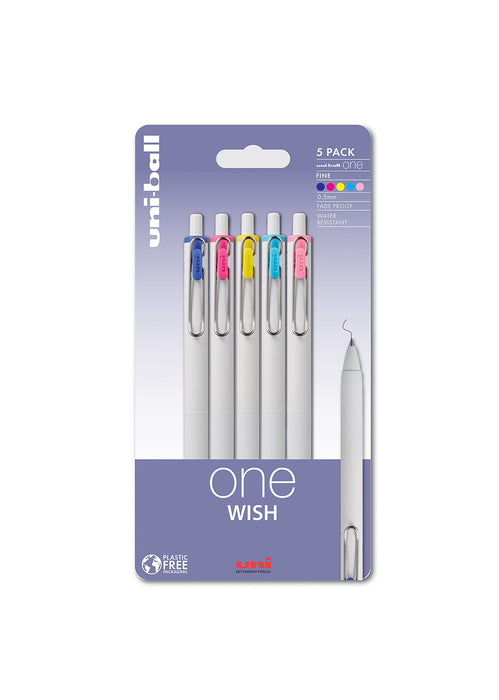 Uni-ball Ballpoint Pen 238212723 Assorted 0.35 mm Pack of 5