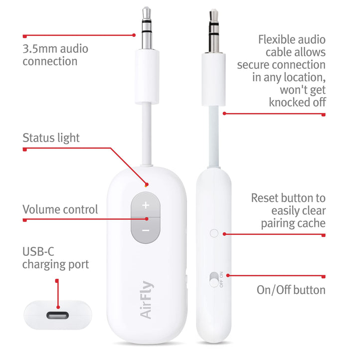 Twelve SouthAdapter TS-2259 White