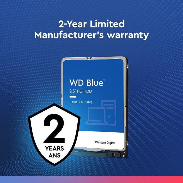 WD Blue WD7500BPVX - Hard drive - 750 GB - internal - 2.5" - SATA 6Gb/s - 5400 rpm - buffer: 8 MB