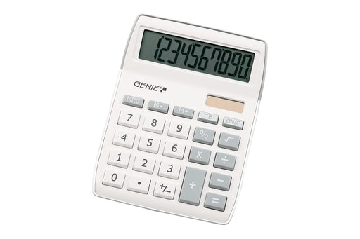 GENIE Desktop Calculator 840 S 10 Digit Display Silver, Grey