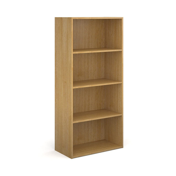 Dams International Bookcase with 3 Shelves Contract 25 756 x 408 x 1630 mm Oak