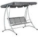 OutSunny Swing Bench Grey 1,160 x 1,720 mm