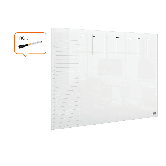 Nobo 1915615 Wall Planner Transparent 42 x 29.7 cm