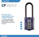 SQUIRE Combination Padlock CP50/2.5 Hardened Steel