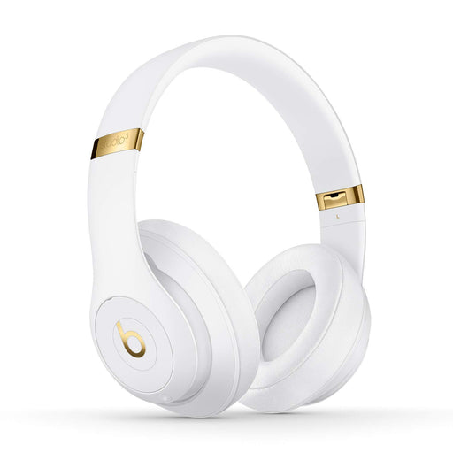 Beats Studio3 Wireless - Headphones with mic - full size - Bluetooth - wireless - active noise cancelling - noise isolating - white