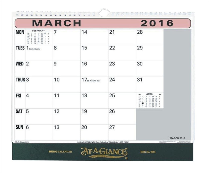 AtAGlance Wall Calendar 2024 — Parkem