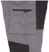 BLÅKLÄDER Trousers 14591845 Cotton, PL (Polyester) Mid Grey, Black Size 37S