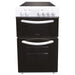 Statesman Double Oven EDC50B Electric Cooker Self-Clean ETC Enamel Metal Black