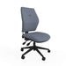 Ergonomic Home Office Posture Chair Fully Upholstered Tri-Curved Posture Backrest Grey Without Arms 1000 x 500 x 480-570 mm