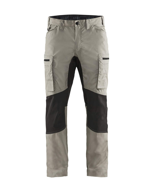 BLÅKLÄDER Trousers 14591845 Cotton, PL (Polyester) Stone, Black Size 36S