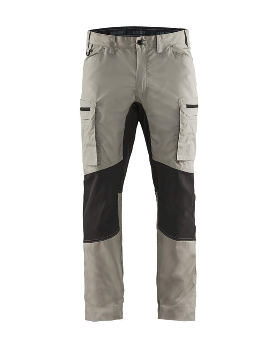 BLÅKLÄDER Trousers 14591845 Cotton, PL (Polyester) Stone, Black Size 32S