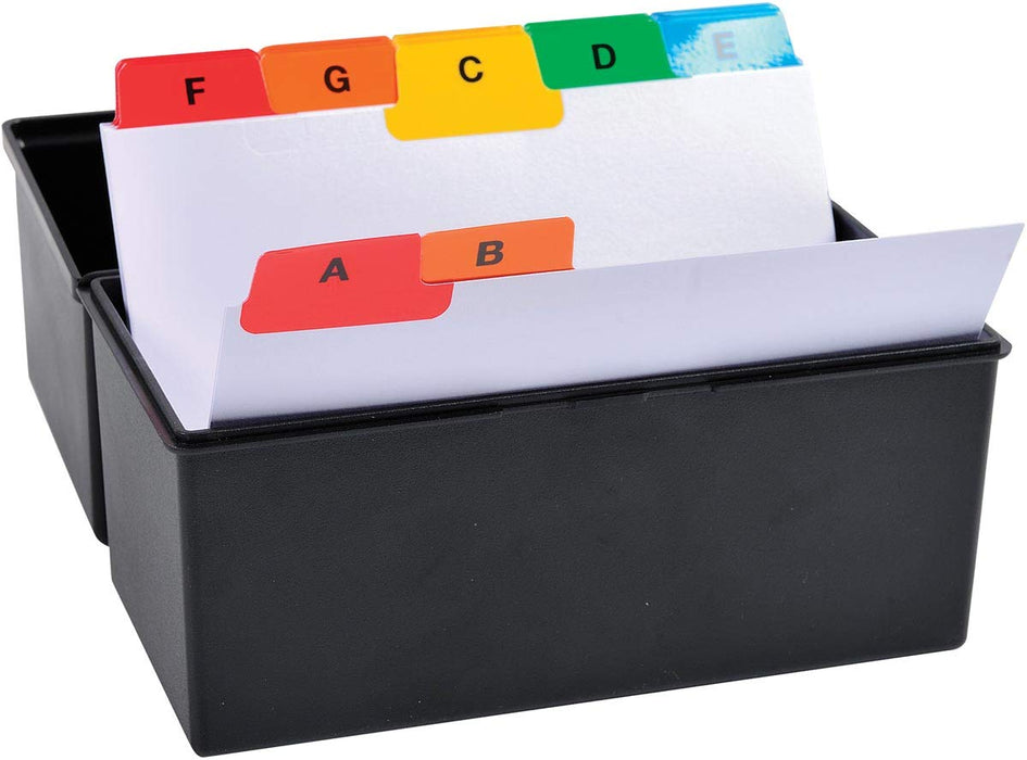 Exacompta Alphabetical Index Cards 13996E 88x105mm A7 25 Parts (A-Z) Pack of 10