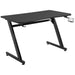 HOMCOM Gaming Desk Black 650 x 745 mm