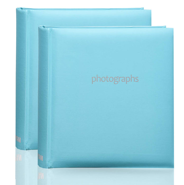 ARPAN Photo Album SM200BE-X2 200 6X4'' Pictures Blue Pack of 2