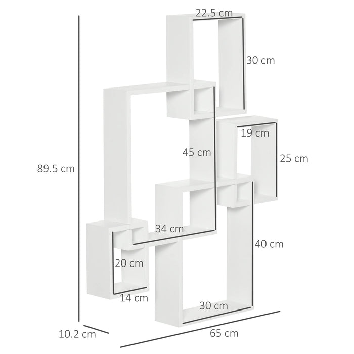 HOMCOM Floating Shelves 830-608V00WT