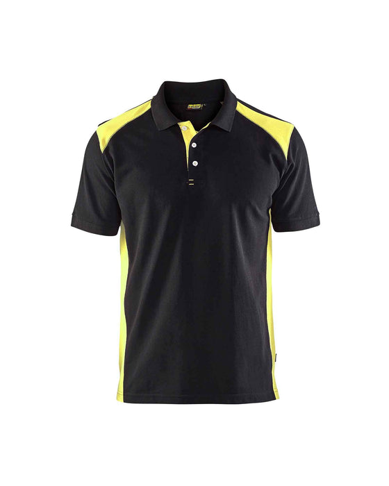 BLÅKLÄDER T-shirt 33241050 Cotton, PL (Polyester) Black, Yellow Size M