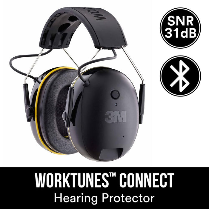 3M Headphones Hearing Protection Black