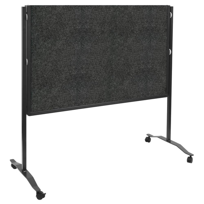 Legamaster Freestanding Notice Board PREMIUM PLUS Foldable Anthracite 150x120 cm