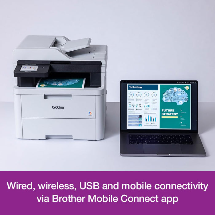 Brother MFC-L3740CDW A4 Colour Wireless LED Multifunction Printer