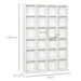 Homcom Shelving Unit for 420 CDS White