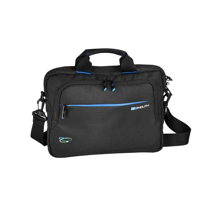 Monolith Laptop Case Blue Line 3316 17.2 Inch Recycled Plastic Black 43 x 11 x 31 cm