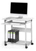 Durable SYSTEM PC Workstation Trolley 75 Fixed Height Grey - 379610